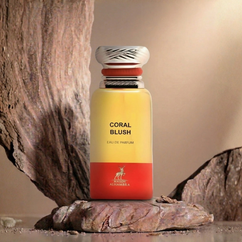 maison alhambra coral blush edp 80ml perfume for men and women fruity fragrance